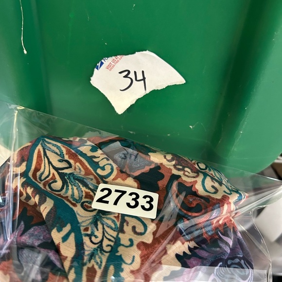 Cato Paisley Novelty Print Plus Size 18-20W Blouse Fall Liquid Fabric Flowy Boho - Picture 10 of 10